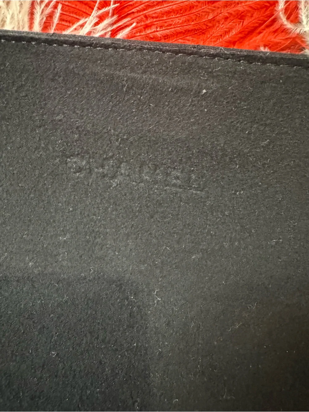 CHANEL 💯% Authentic Black Quilted Velvety Sunglasses Case with Iconic CC Emblem.